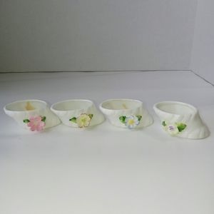 Shafford bone china napkin rings vintage